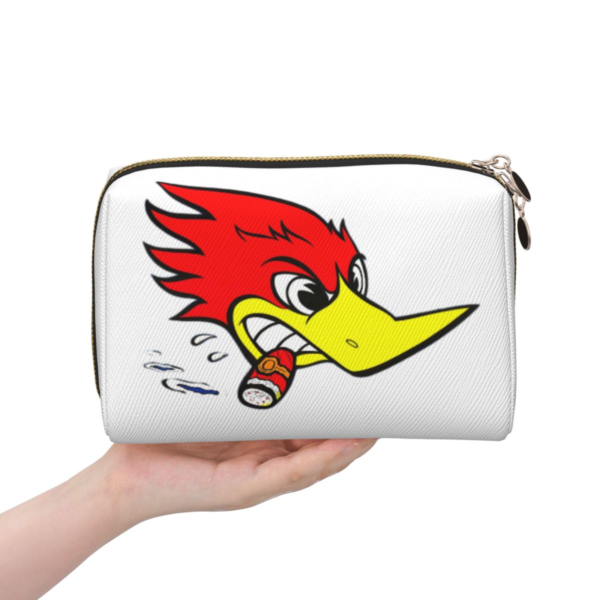 Women Bags Usa - กระเป๋าเครื่องสำอางสำหรับผู้หญิง ผลิตในสหรัฐอเมริกา ลาย Street Mr.Horsepower Clay
