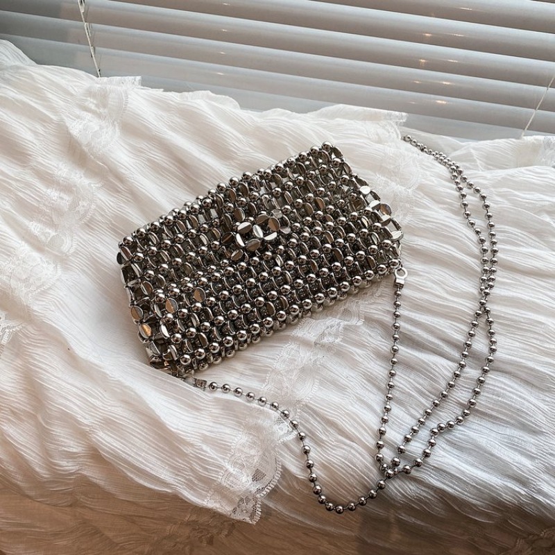 Clutch Bag Evening - กระเป๋าคลัทช์สีพื้นเรียบหรู ดีไซน์โปร่ง ดูมีระดับ ขายดีปี 2025 กระเป๋าสะพายไหล่แฟชั่นอเนกประสงค์สำหรับสุภาพสตรี