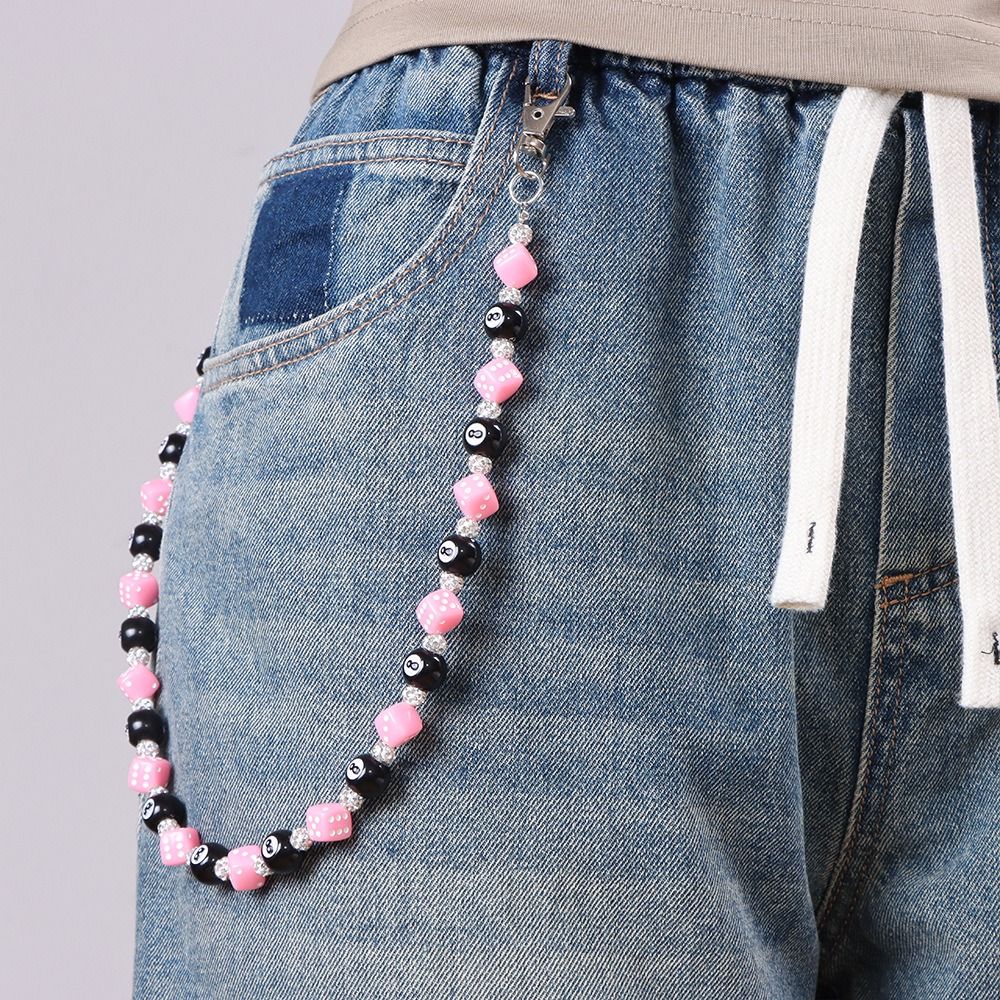 โซ่กางเกงยีนส์ โซ่เอวลูกเต๋าหล - Women Bags Jeans บทวิจารณ์และราคา