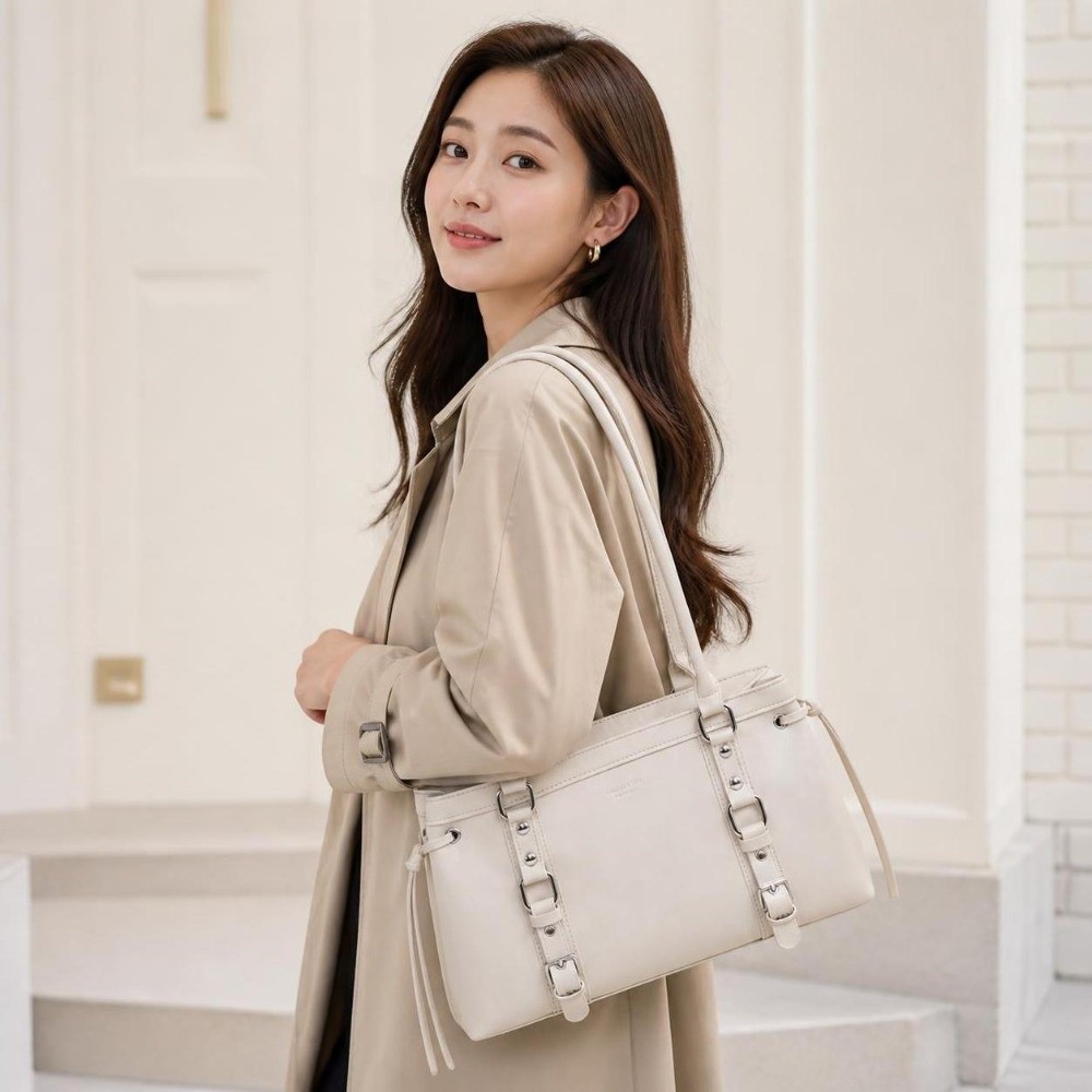 กระเป๋าถือผู้หญิงทรงแข็งแรงทนท - Top Handle Structured บทวิจารณ์และราคา