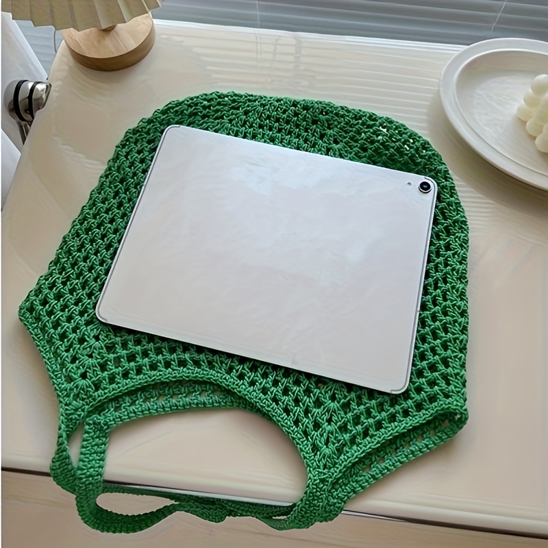 กระเป๋าถือโครเชต์ตาข่าย กระเป๋ - Crochet Market Bag บทวิจารณ์และราคา