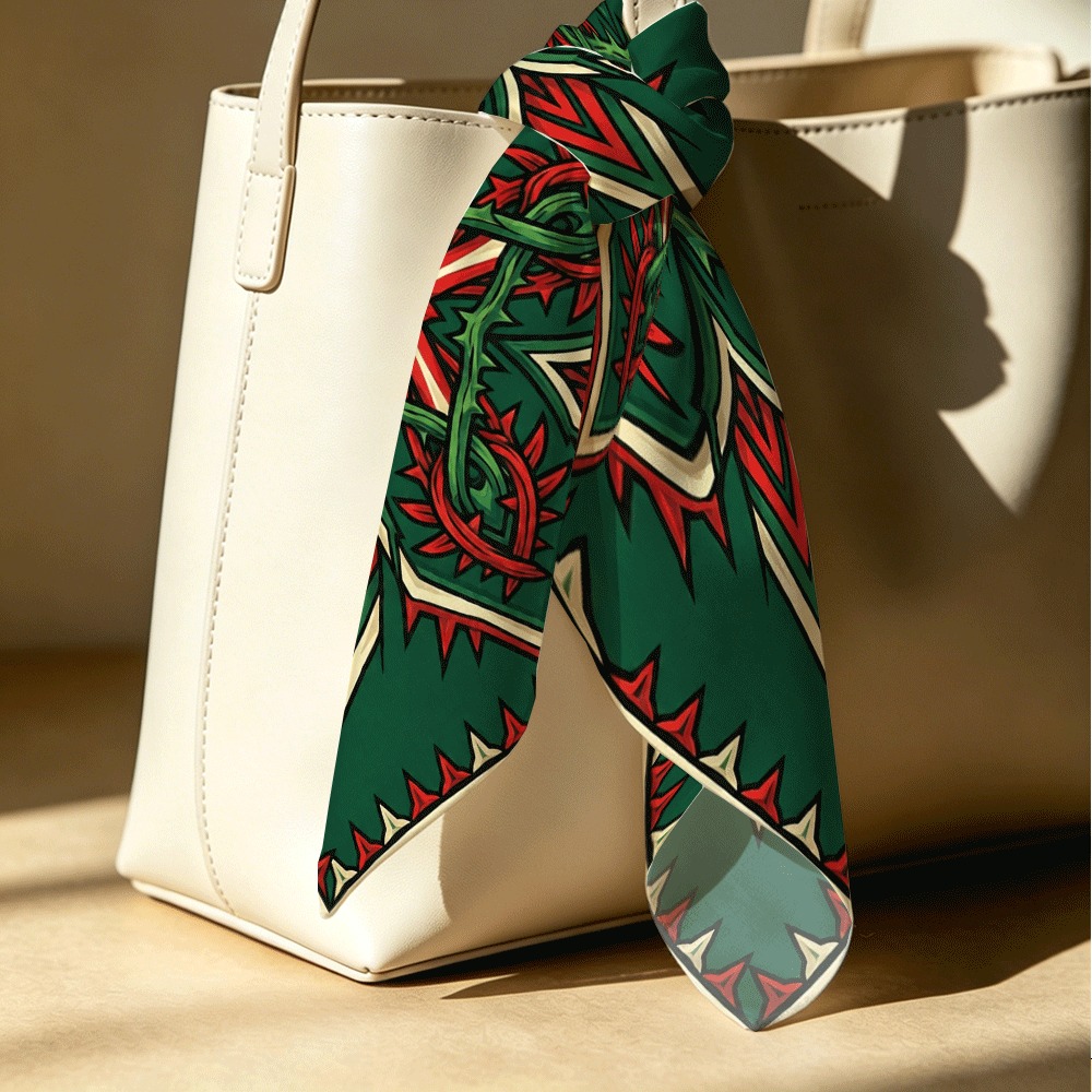 ผ้าพันคอทรงสี่เหลี่ยมหรูหราสำห - Women Bags Green บทวิจารณ์และราคา