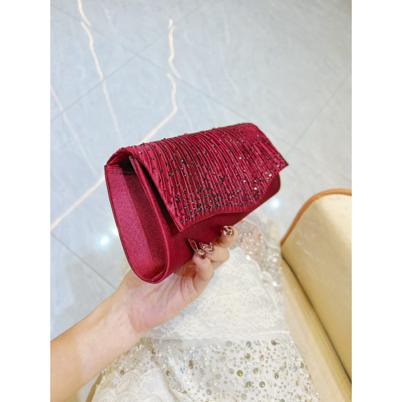 กระเป๋าคลัทช์เพชรหรูหราสำหรับผ - Clutch Bag Evening บทวิจารณ์และราคา