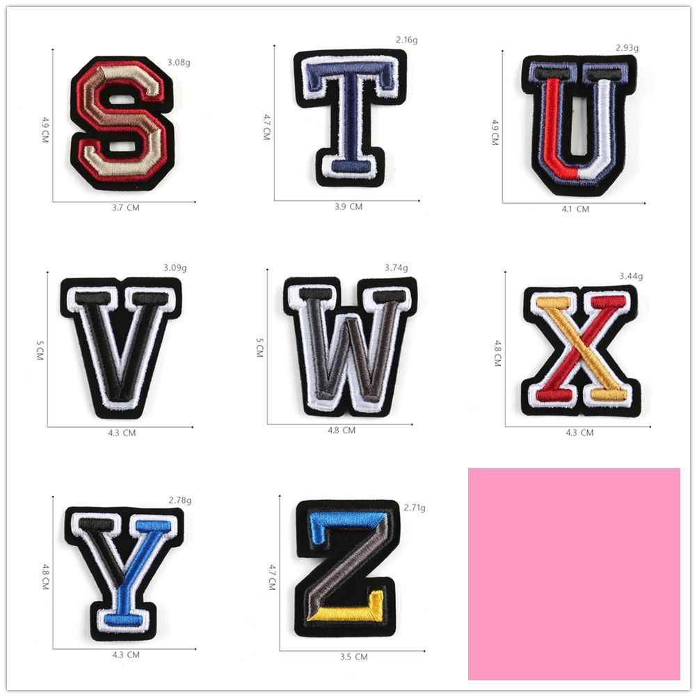แผ่นป้ายปักอักษร A-Z 26ชิ้นแผ่ - Women Bags Jeans บทวิจารณ์และราคา