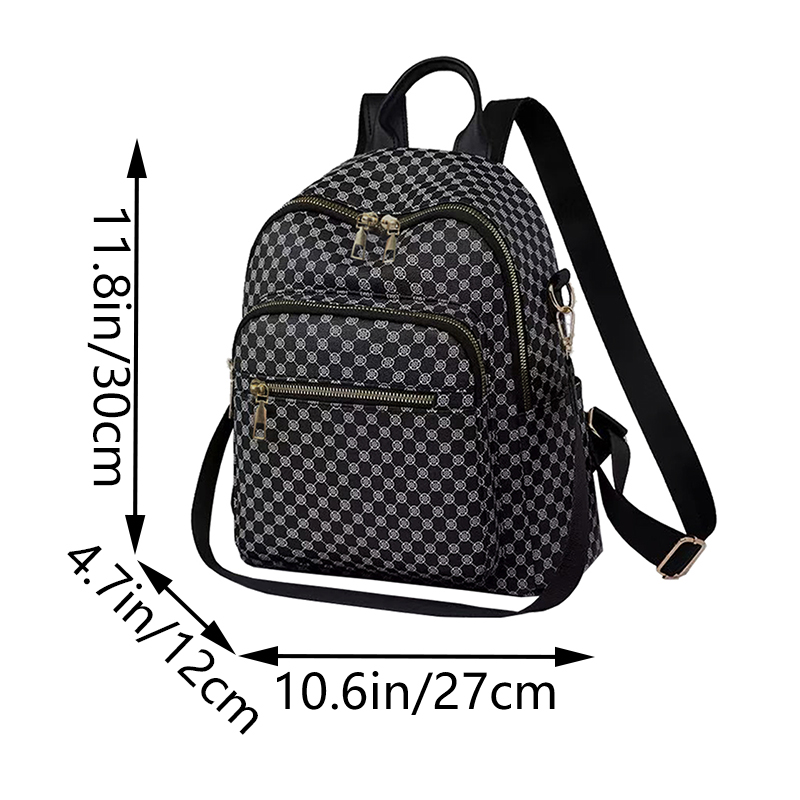 กระเป๋าเป้สะพายหลัง PU ลายเรขา - Women'S Bags Going Out บทวิจารณ์และราคา