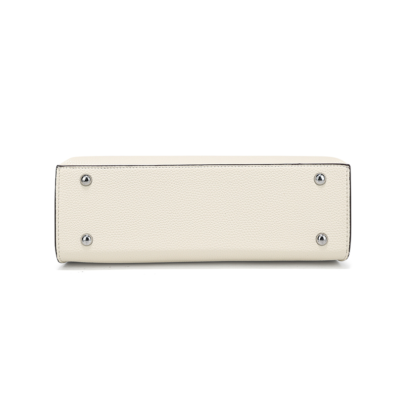 กระเป๋าถือทรง Satchel หนังสีขา - Top Handle Structured บทวิจารณ์และราคา