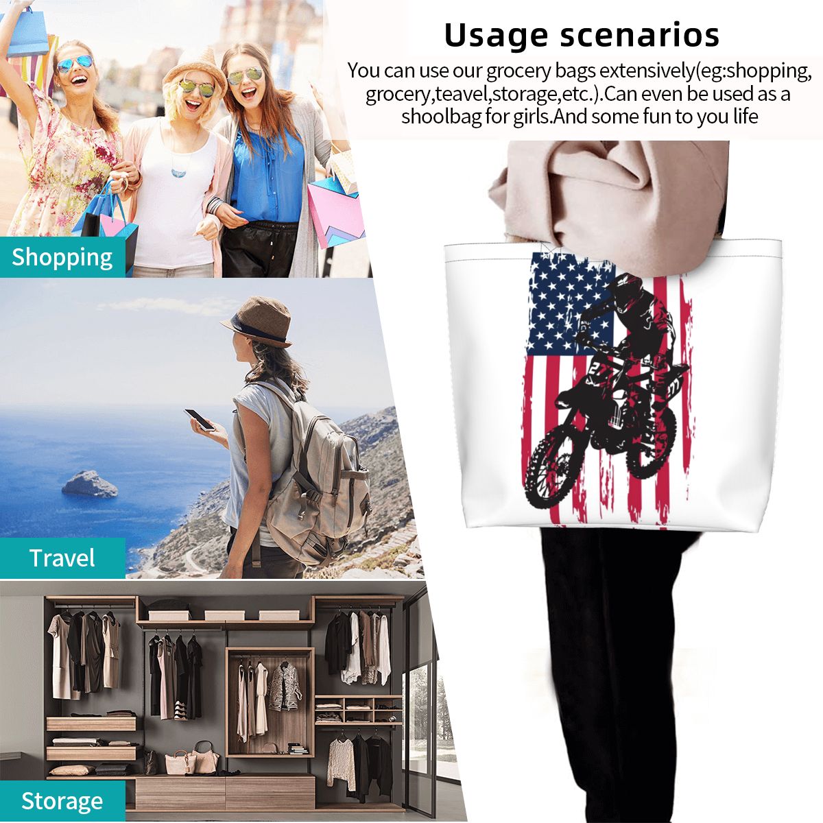 ดートไบค์ โมโตครอส ยูเอสเอ ธงชาต - Women Bags Usa บทวิจารณ์และราคา