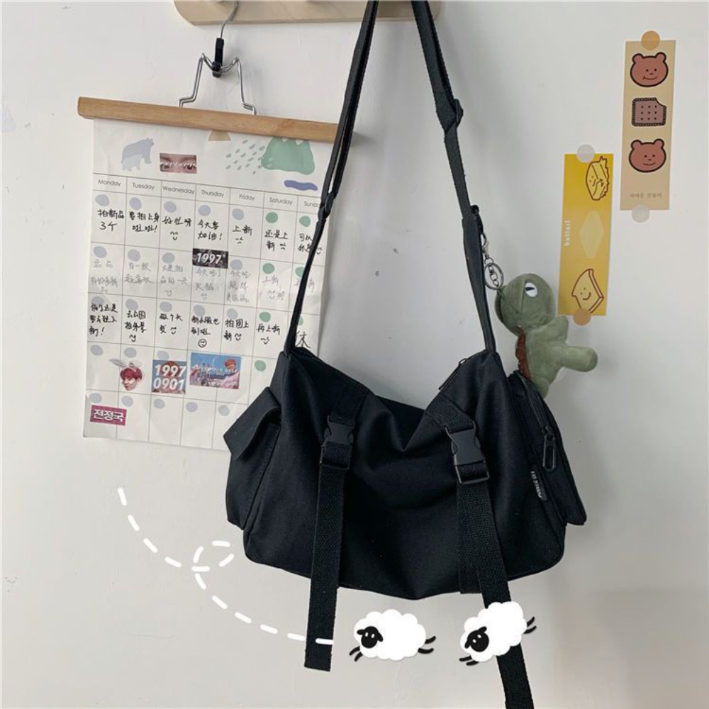 กระเป๋าผ้าใบสีดำดีไซน์ผู้หญิงก - Women'S Bags Cross Body บทวิจารณ์และราคา