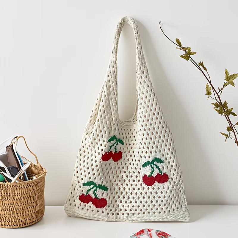 กระเป๋าถือโครเชต์ลายเต่าเชอร์ร - Crochet Market Bag บทวิจารณ์และราคา