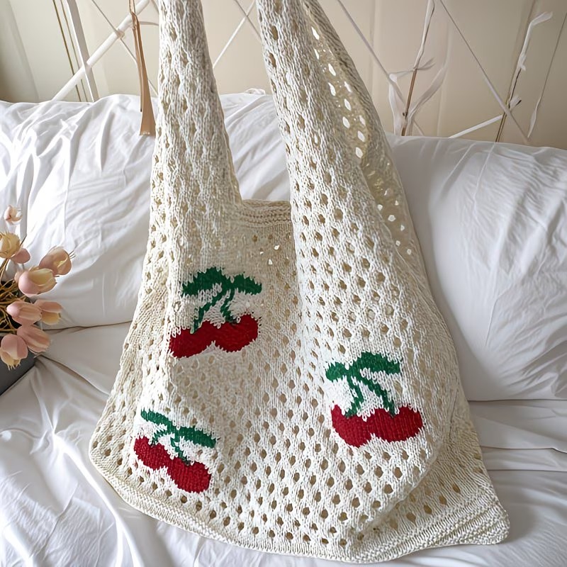 กระเป๋าถือโครเชต์ลายเต่าเชอร์ร - Crochet Market Bag บทวิจารณ์และราคา