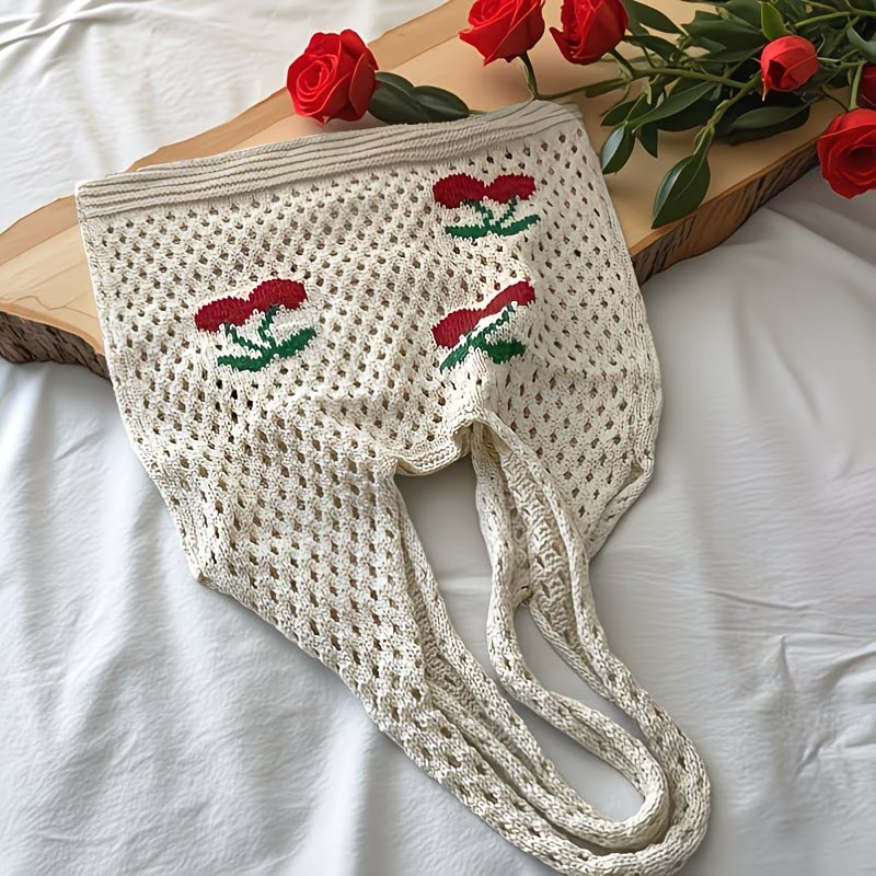 กระเป๋าถือโครเชต์ลายเต่าเชอร์ร - Crochet Market Bag บทวิจารณ์และราคา