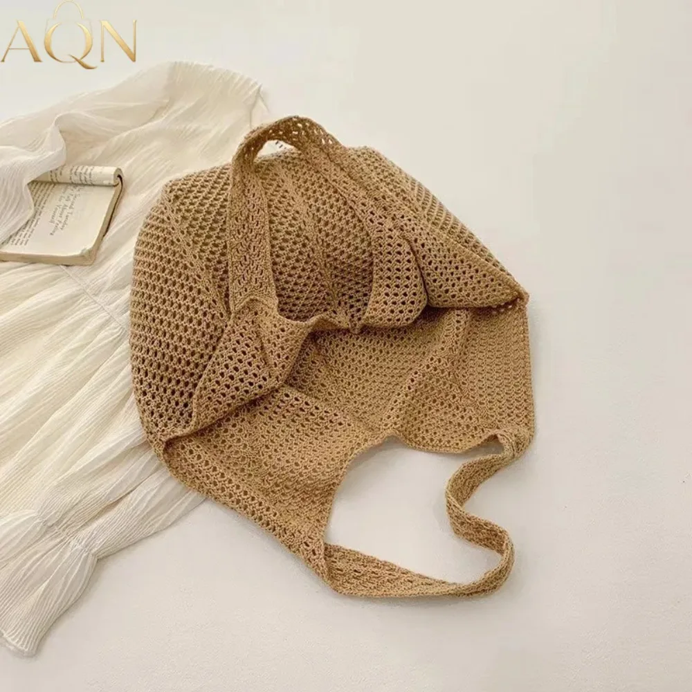 กระเป๋าสะพายไหล่ผู้หญิง AQN แบ - Crochet Market Bag บทวิจารณ์และราคา