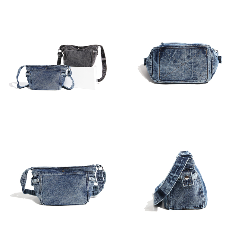 กระเป๋าสะพายข้างสไตล์อเมริกัน  - Women Bags Jeans บทวิจารณ์และราคา