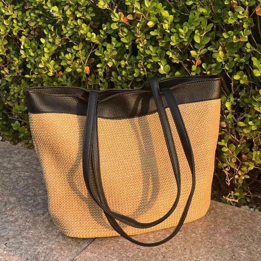 กระเป๋าสะพายไหล่แบบทอผ้าปะติดป - Crochet Market Bag บทวิจารณ์และราคา