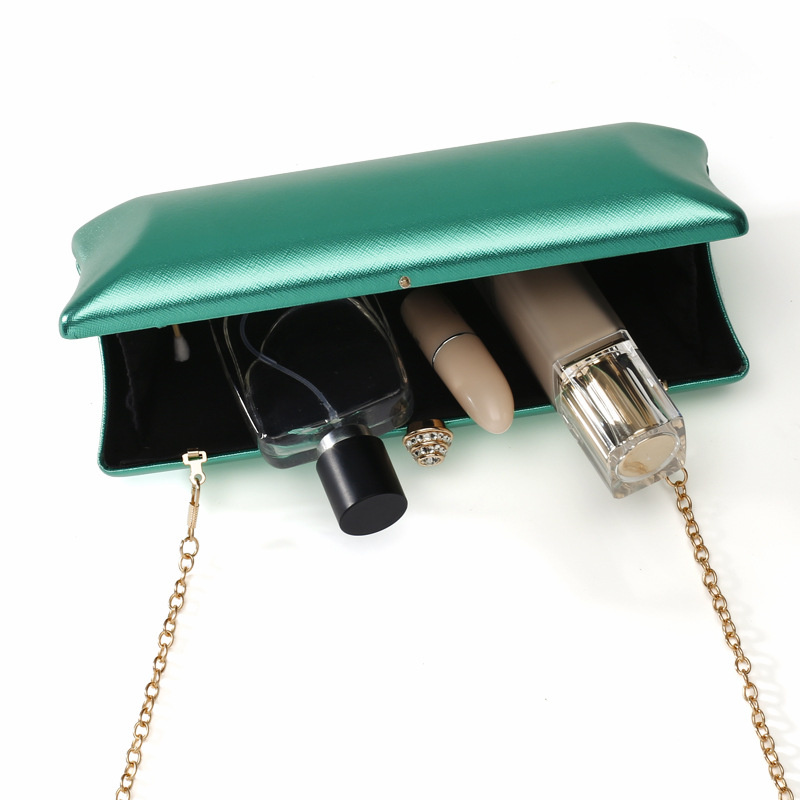 กระเป๋าคลัทช์ทรงกล่องยาวคลาสสิ - Women Bags Green บทวิจารณ์และราคา