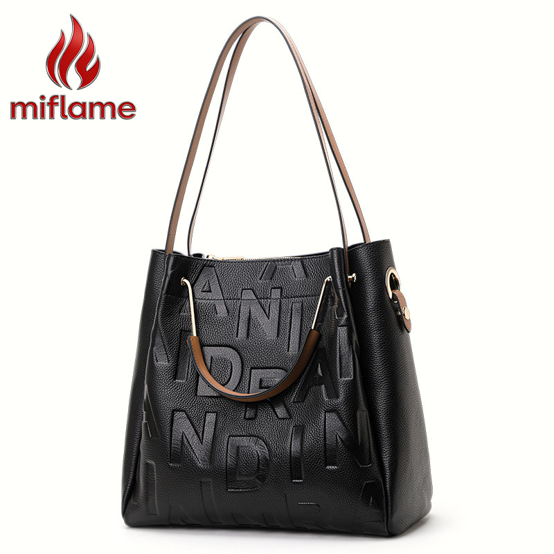 กระเป๋าสะพายไหล่ผู้หญิง หนังแท - Top Handle Structured บทวิจารณ์และราคา