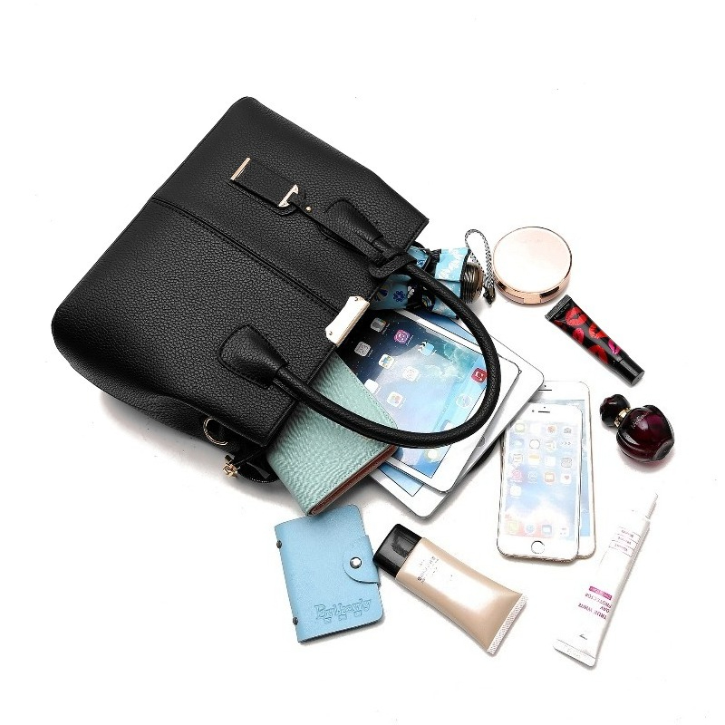 กระเป๋าถือทรงโท้ทหนัง PU สำหรั - Top Handle Structured บทวิจารณ์และราคา