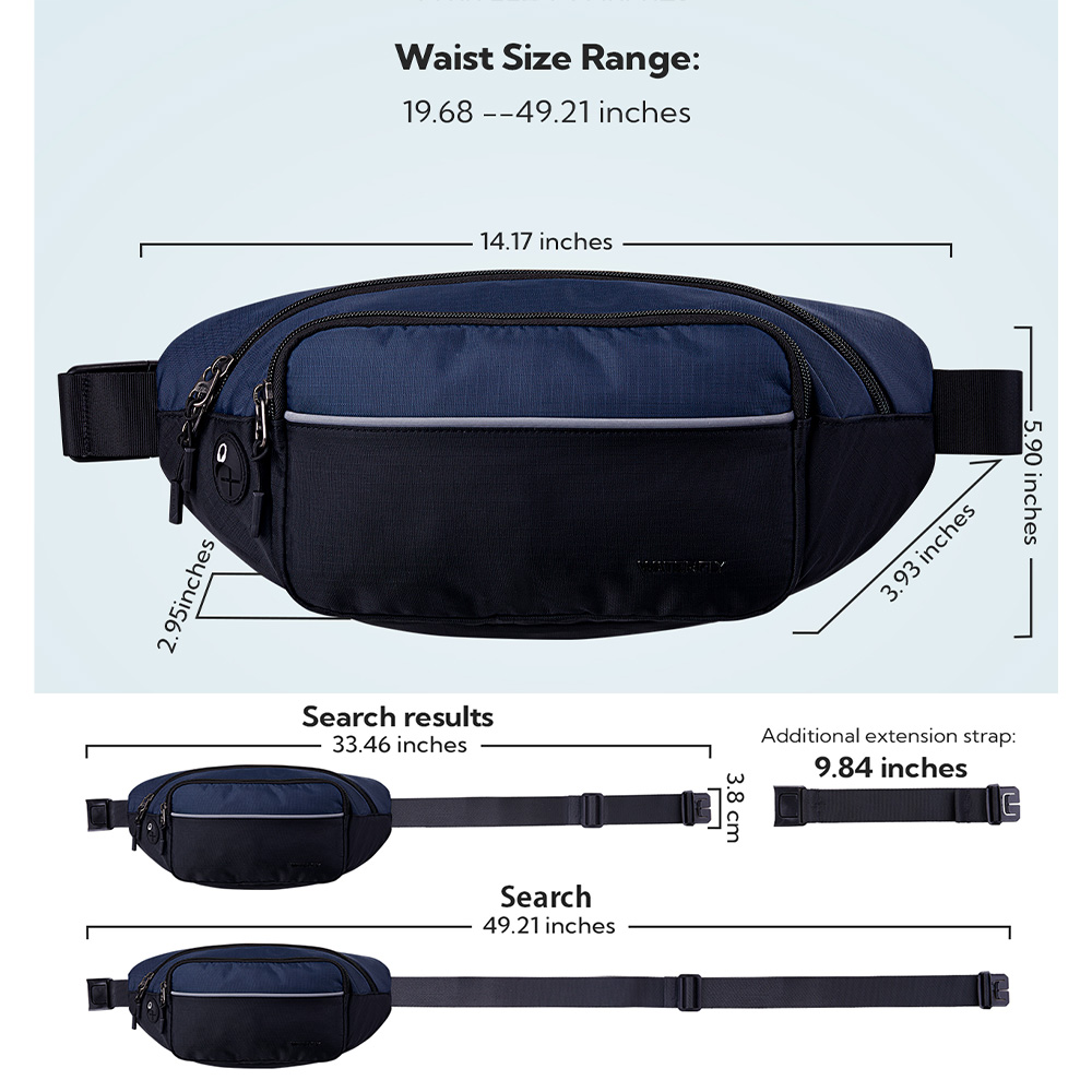 WATERFLY Fanny Pack เอวกระเป๋า - Women'S Bags Cross Body บทวิจารณ์และราคา