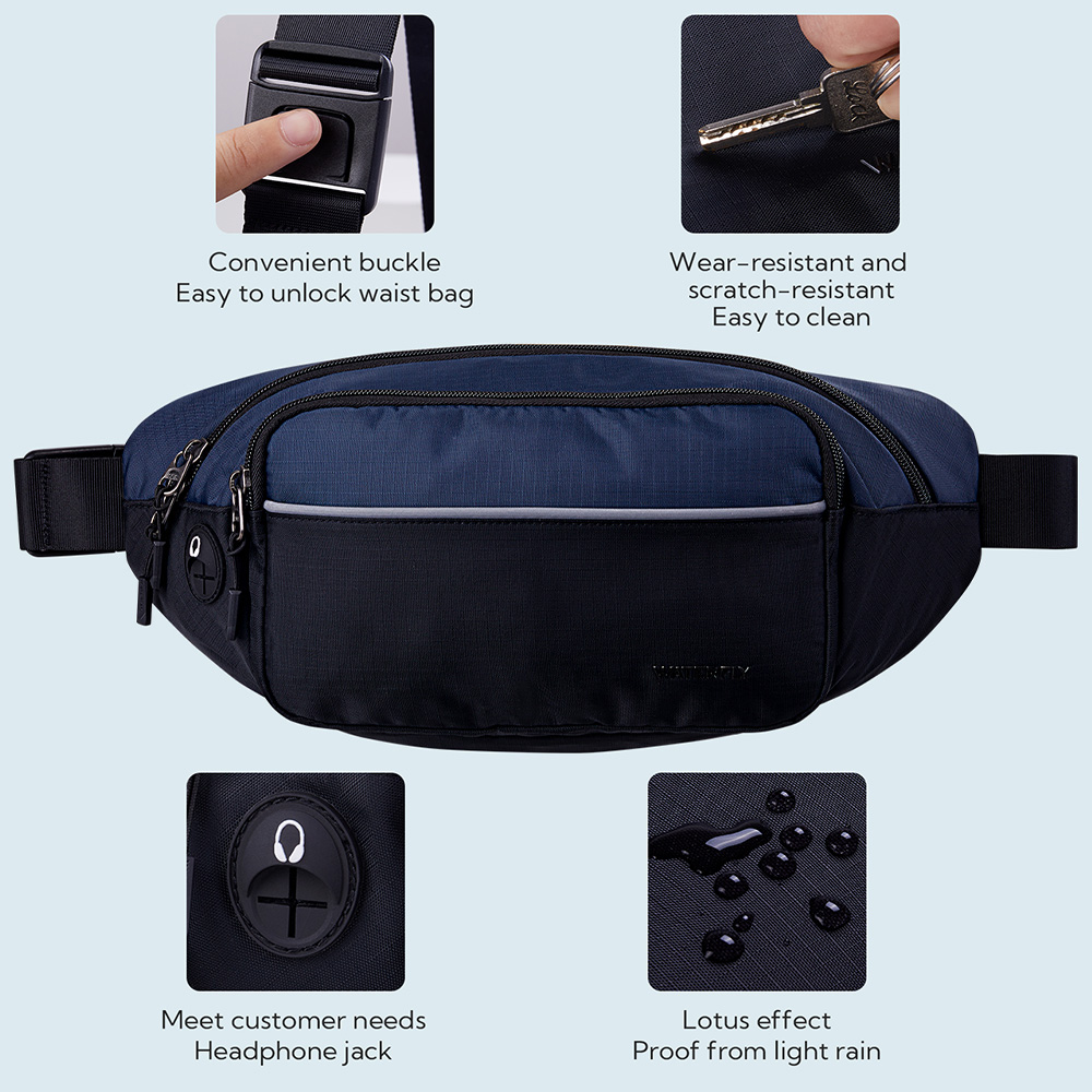 WATERFLY Fanny Pack เอวกระเป๋า - Women'S Bags Cross Body บทวิจารณ์และราคา