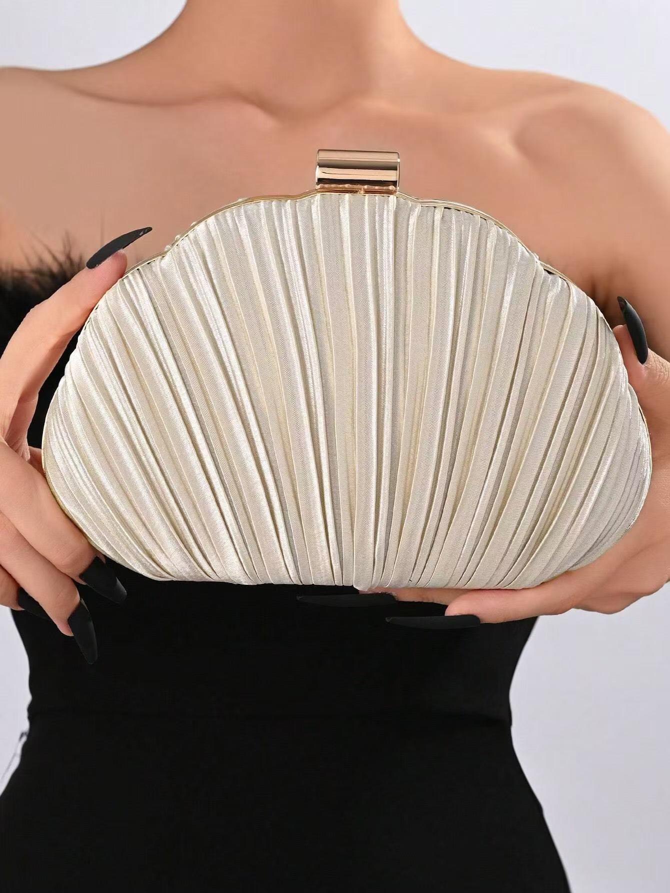 กระเป๋าถือทรงเปลือกหอยแบบใหม่  - Clutch Bag Evening บทวิจารณ์และราคา