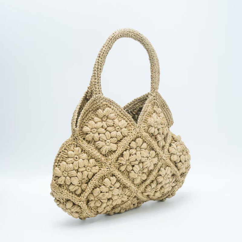 กระเป๋าชายหาดทำมือจากกระดาษทอม - Crochet Market Bag บทวิจารณ์และราคา