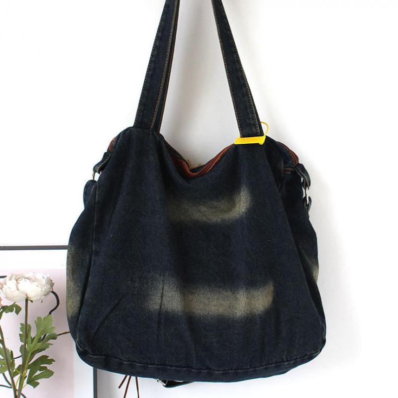 กระเป๋าสะพายข้างยีนส์สไตล์วินเ - Women Bags Jeans บทวิจารณ์และราคา
