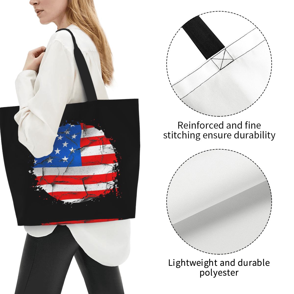 USA อเมริกา ธงชาติอเมริกา กระเ - Women Bags Usa บทวิจารณ์และราคา
